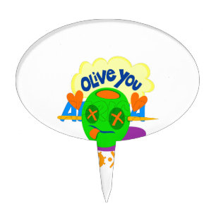 I Love You XOXO beautiful amazing Graphic text Art Cake Topper