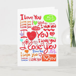 "I LOVE YOU - YES I DO" FOR ANY OCCASION CARD