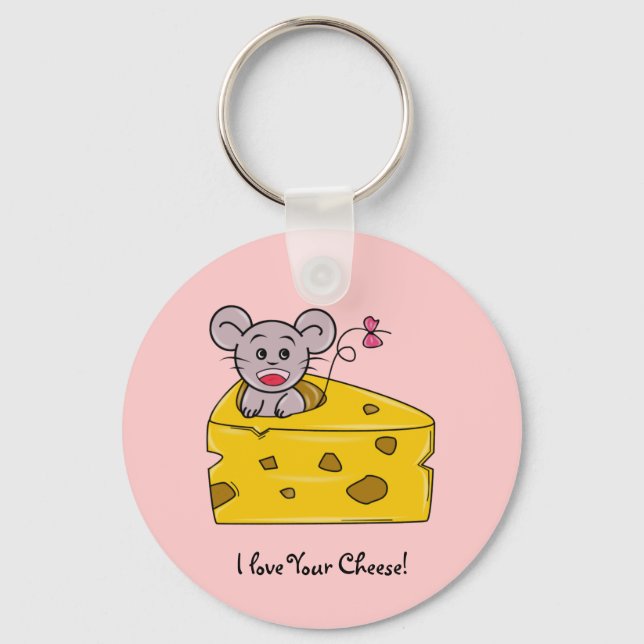 I love your Cheese Keychain (Front)