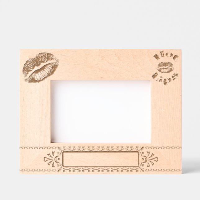 I Love Your Lips Engraved Frames (Front)