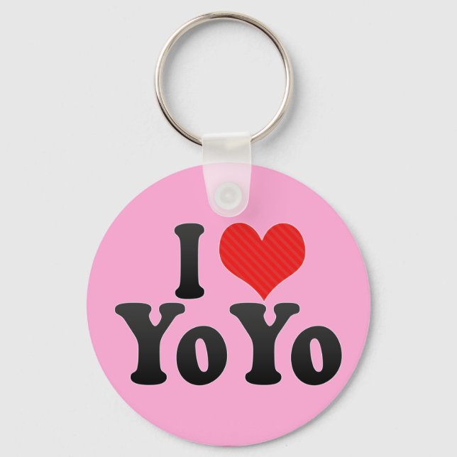 I Love YoYo Keychain (Front)