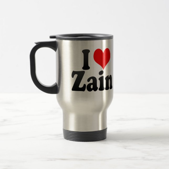 I love Zain Travel Mug (Left)