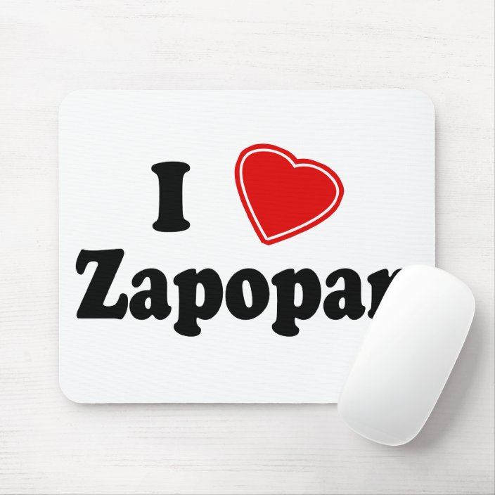 I Love Zapopan Mousepad