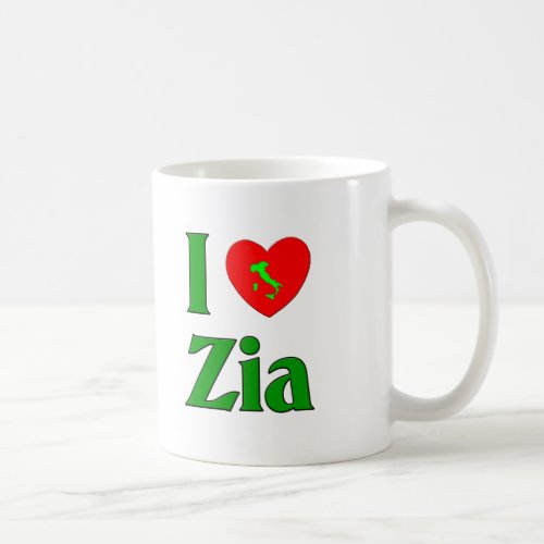 I Love Zia Coffee Mug