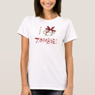 I Love Zombies-KnuckleBow T-Shirt
