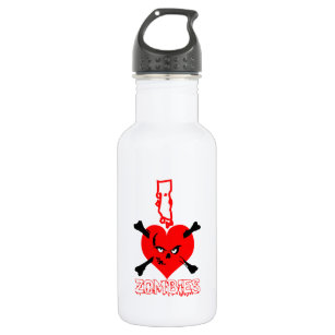 I love Zombies - Stainless Steel Water Bottle
