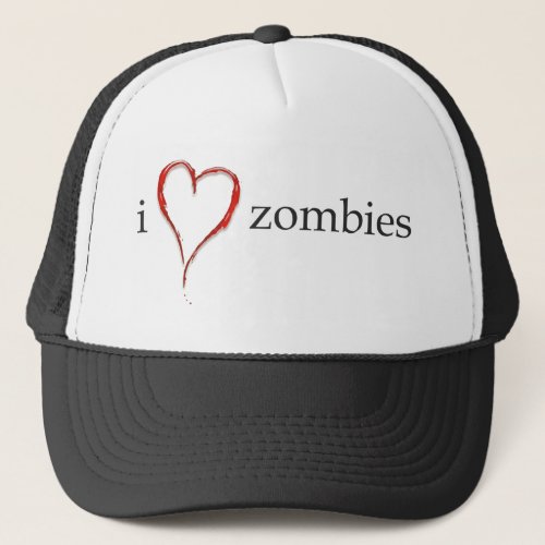 I Love Zombies Trucker Hat