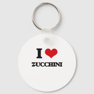 I love Zucchini Keychain