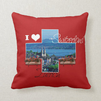 I love Zuerich, Switzerland - Pillow