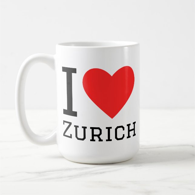 I love Zurich  Coffee Mug (Left)