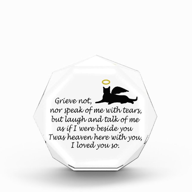 I Loved You So Acrylic Award (Front)