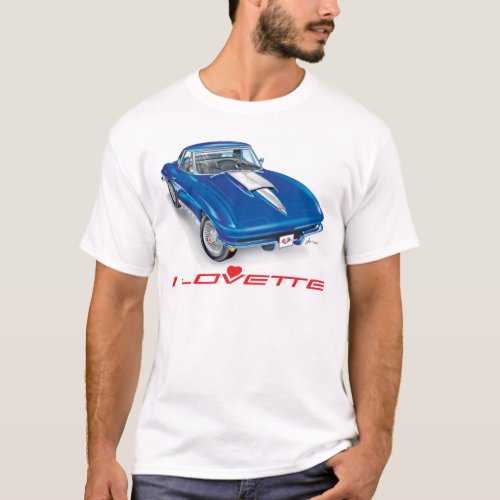 I LOVETTE C2 Corvette T_Shirt