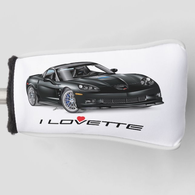 I LOVETTE® UNIQUE Auto Art Design Golf Head Cover (Front)
