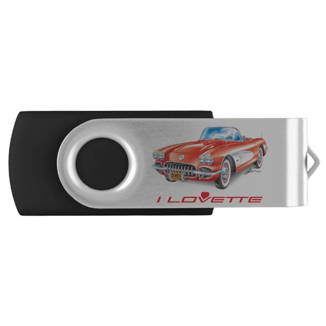 I LOVETTE UNIQUE CAR DESIGN FLASH DRIVE (Front)