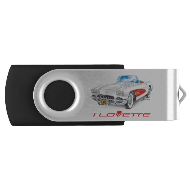 I LOVETTE UNIQUE CAR DESIGN FLASH DRIVE (Front)