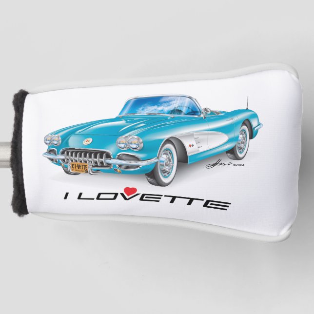 I LOVETTE UNIQUE CAR DESIGN GOLF HEAD COVER (Front)