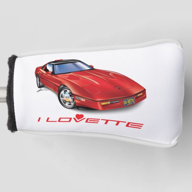 I LOVETTE UNIQUE CAR DESIGN GOLF HEAD COVER (Front)