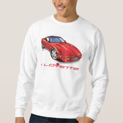 I LOVETTE UNIQUE CAR DESIGN SWEATSHIRT