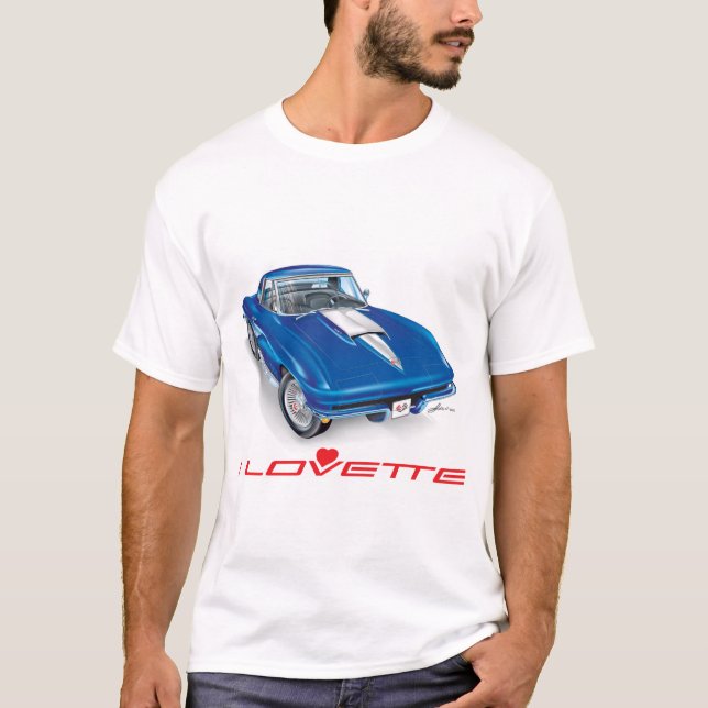 I LOVETTE UNIQUE CAR DESIGN T-Shirt (Front)
