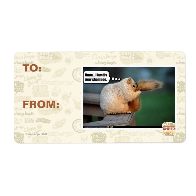 I luv dis new shampoo label (Front)