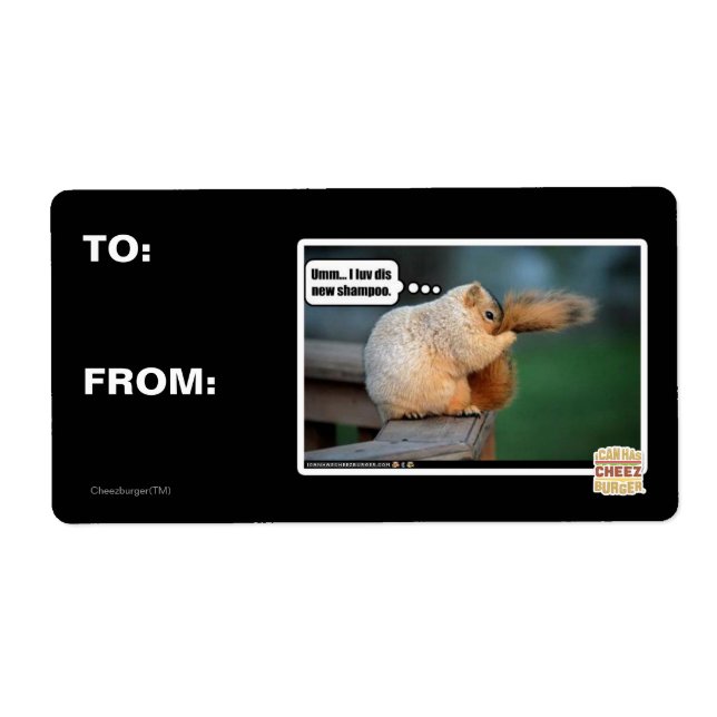 I luv dis new shampoo label (Front)