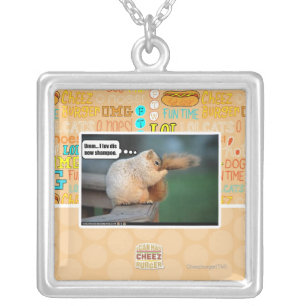 I luv dis new shampoo silver plated necklace