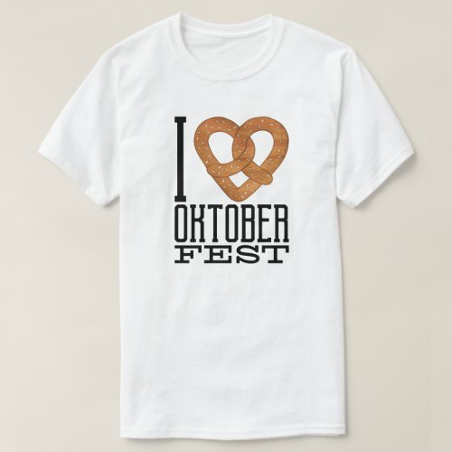 I Luv Oktober Fest Oktoberfest T_Shirt