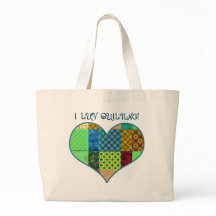 I LUV QUILTING TOTE - QUILTER MELODY'S COLLECTION