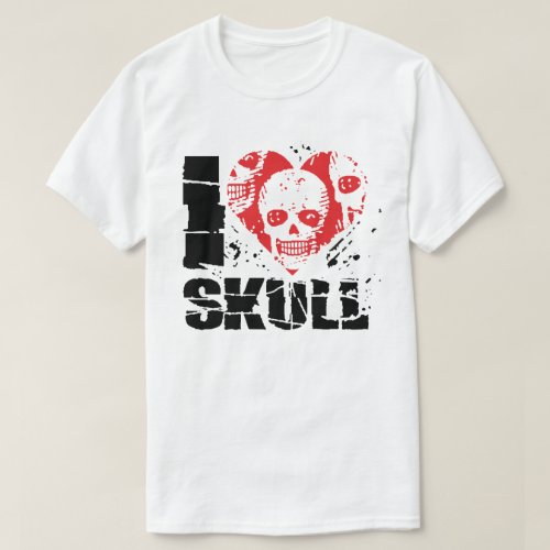 I Luv Skull DOD T_Shirt