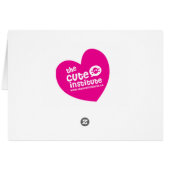 i luv you mush cards (Back Horizontal)