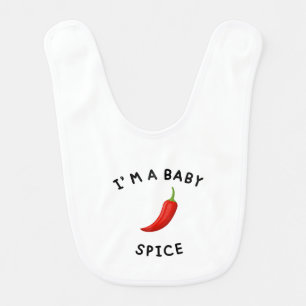 I’m a Baby Spice Bib   Funny Chili Pepper Costume