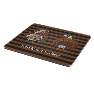 I’m a Cow Turkey   Funny Thanksgiving Disguise Cutting Board