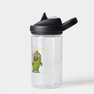 I’m a Fit-Dill! Funny Fitness Pickle Pun Design    Water Bottle