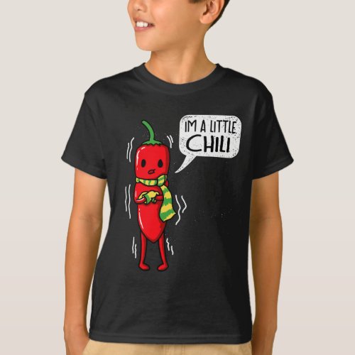 I m a little Chili  Red Pepper T_Shirt