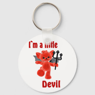 I`m a little devil keychain