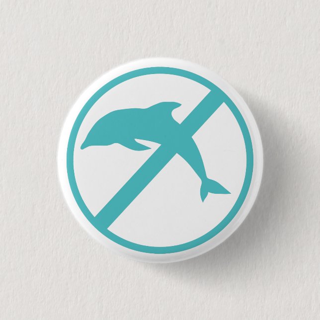 I’m a marine biologist and i hate dolphins button (Front)