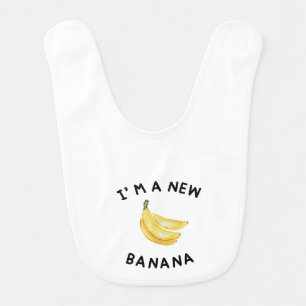 I’m a New Banana Baby Bib   Cute Halloween Costume