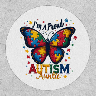 I’m a Proud Autism Auntie Autism Awareness Patch