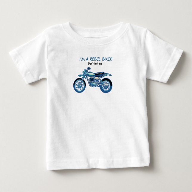 I’m a rebel boy biker T-Shirt (Front)