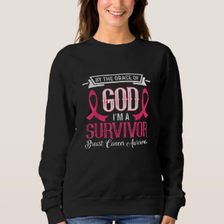 I’m A Survivor Breast Cancer Awareness Pink Ribbon Sweatshirt
