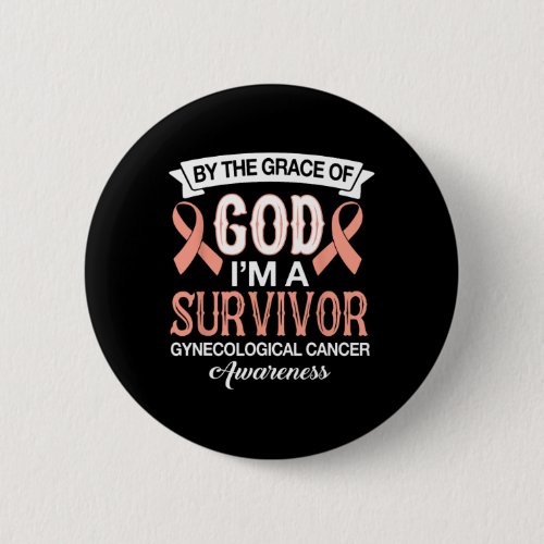 Im A Survivor Gynecological Cancer Awareness Peac Button