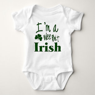 I’m a wee bit Irish, St Patricks Day Baby Bodysuit