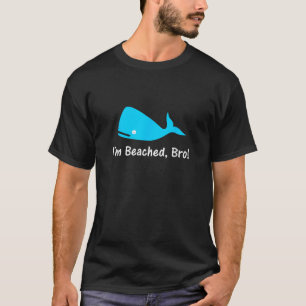 I m Beached Bro Funny Beach Whale T Shirt