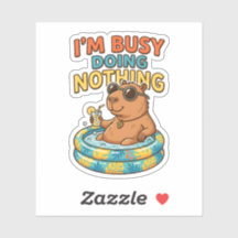 I’m Busy Doing Nothing Funny Capybara