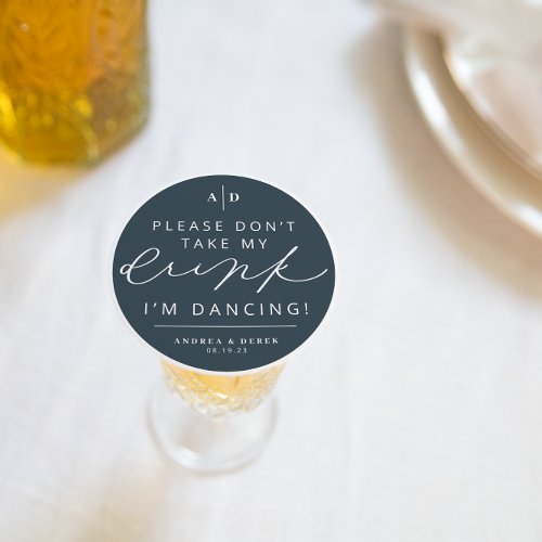 Im Dancing Wedding Reception Drink Cover Coaster