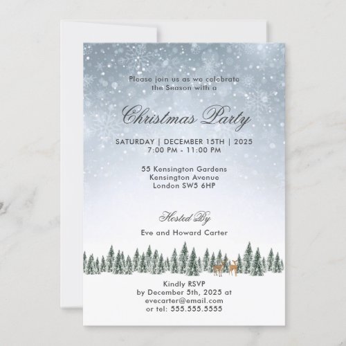 Im Dreaming of a White Christmas Party Invitation