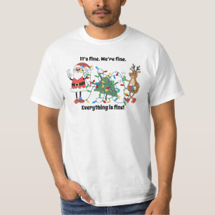 I’m Fine…Funny Christmas Mens T-Shirt