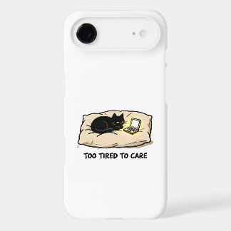 I’M FINE (KINDA)” Cozy Black Cat Graffiti iPhone C iPhone 17 Air Case