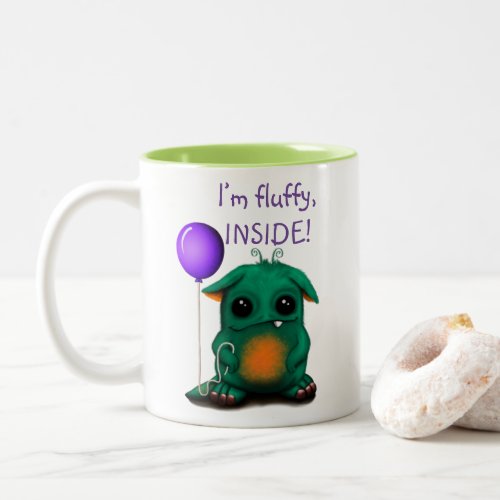 Im fluffy inside Little Monster Kawaii mug