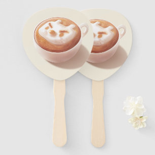 I’m Foaming With Feelings – Coffee Art Hand Fan